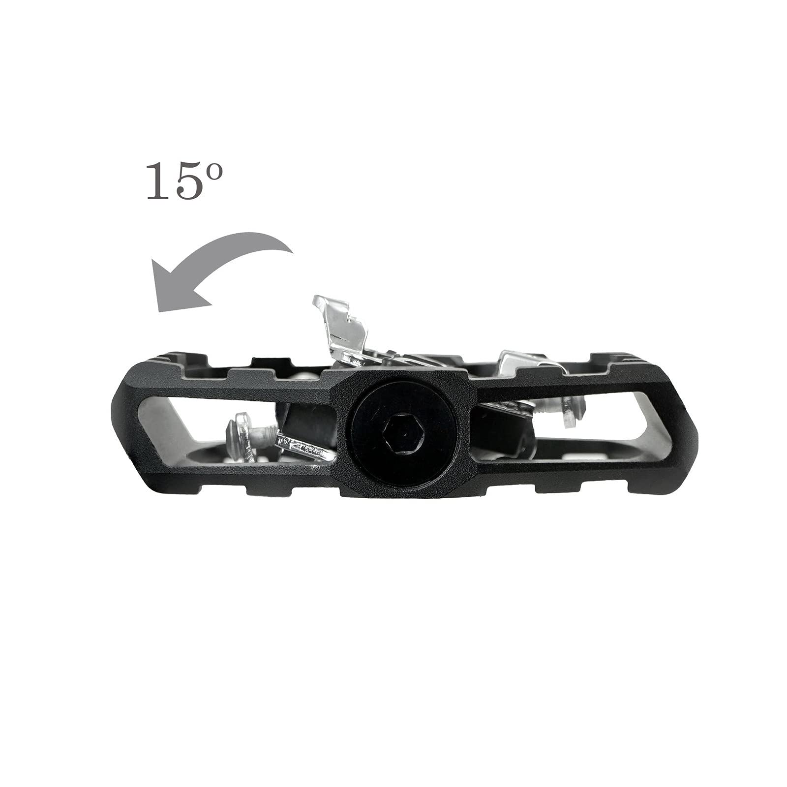 Venzo Click'R Compatible With Shimano Spd Mountain Bike Sealed Pedals With Cleats - Dual Platform Clipless Pedals For Mountain B