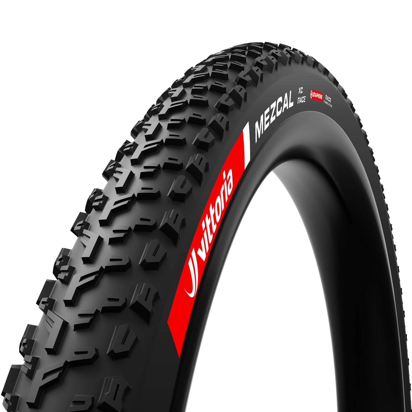 Vittoria Mezcal XC Race Tubeless Ready Mountain Bike Tire - 29x2.4 Black Fast Rolling XC MTB Tire
