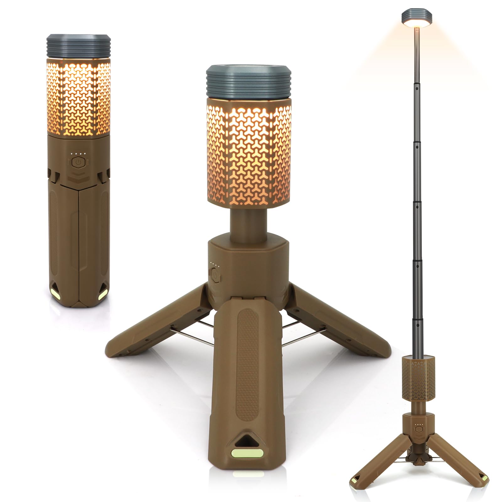 Telescopic Camping Lights,Portable Camping Lantern with Storage Bag,10500mAh Rechargeable Outdoor Adventure Emergency Light,Wate