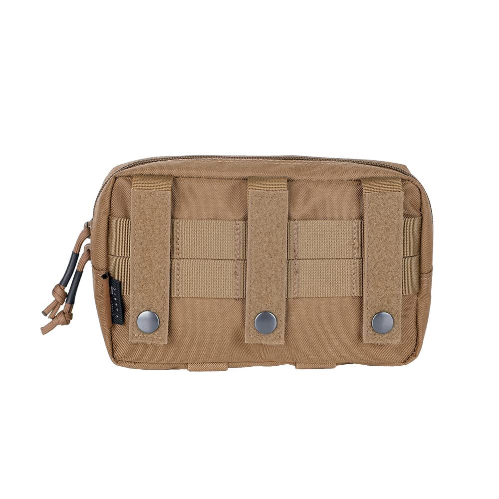 Excellent Elite Spanker Tactical Molle Admin Pouch For Tactical Vest Chest Waist Pack Utility Tool Pouch Tactical Edc Bag(Coyote