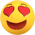 Coconut Float Emoji Beach Ball Heart Eyes - 18 Inch Inflatable Beach Ball - Great for Summer Parties & Swim Events