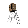 Muddy Soft Side 360 Resistant Heavy-Duty Powder Coated Steel Hunting Blind - Insulated Fabric Walls, Floor Pad, Silent Zipper Wi