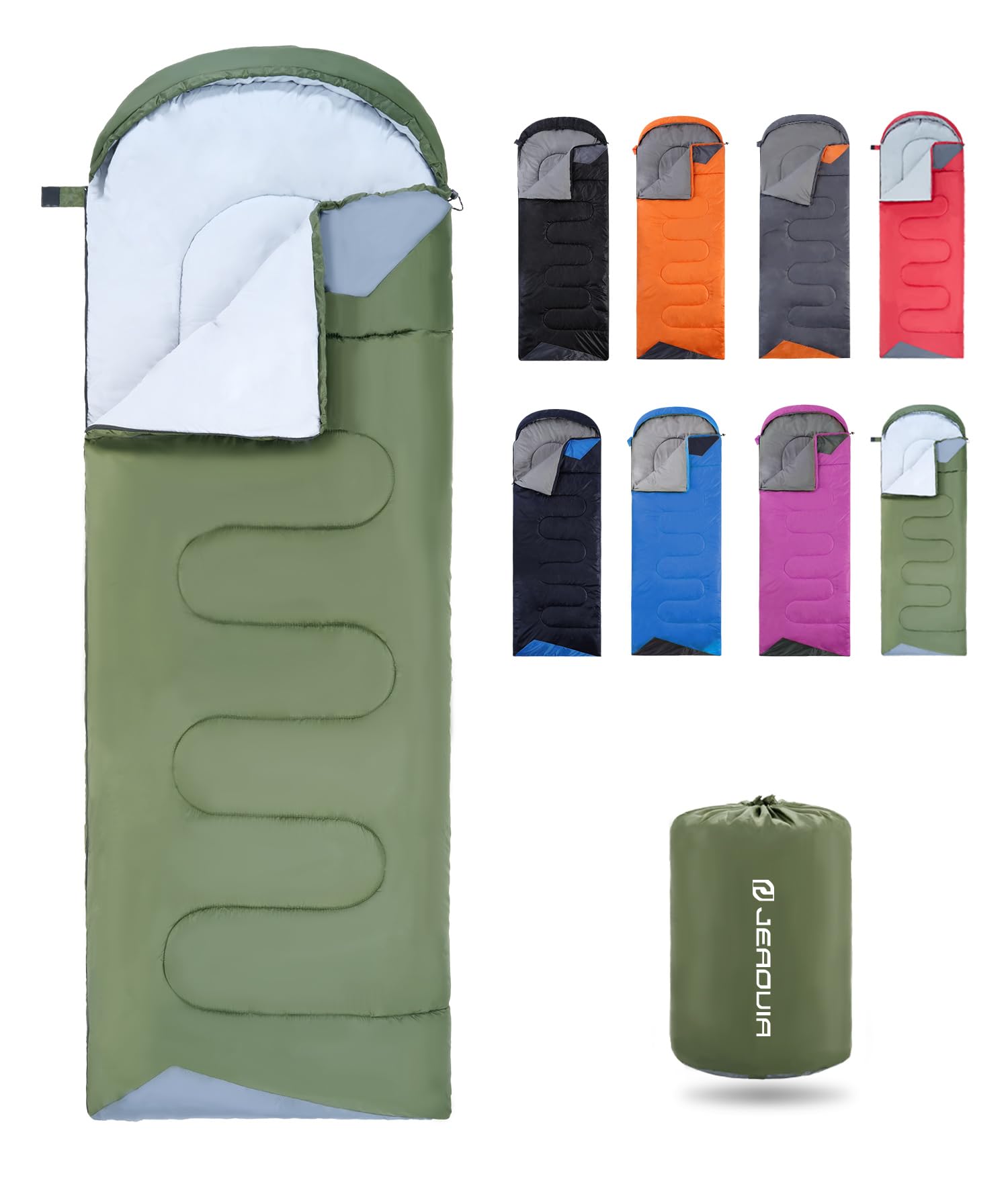 Sleeping Bags For Adults Backpacking Lightweight Waterproof- Cold Weather Sleeping Bag For Girls Boys Mens For Warm Camping Hiki