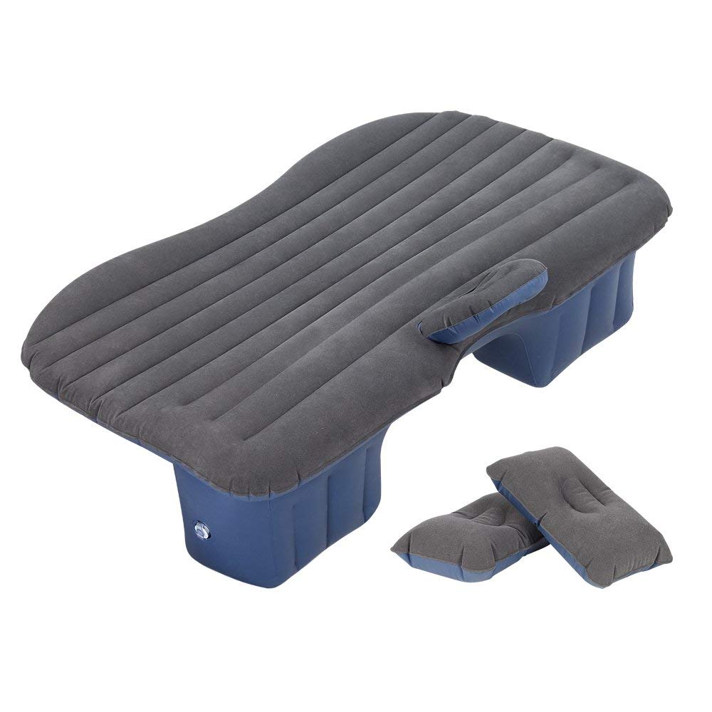 Haitral Car Bed - Camping Mattress - Portable Travel ,Sleeping, Inflatable Bed For Universal Suv Extended Air Couch With Two Air
