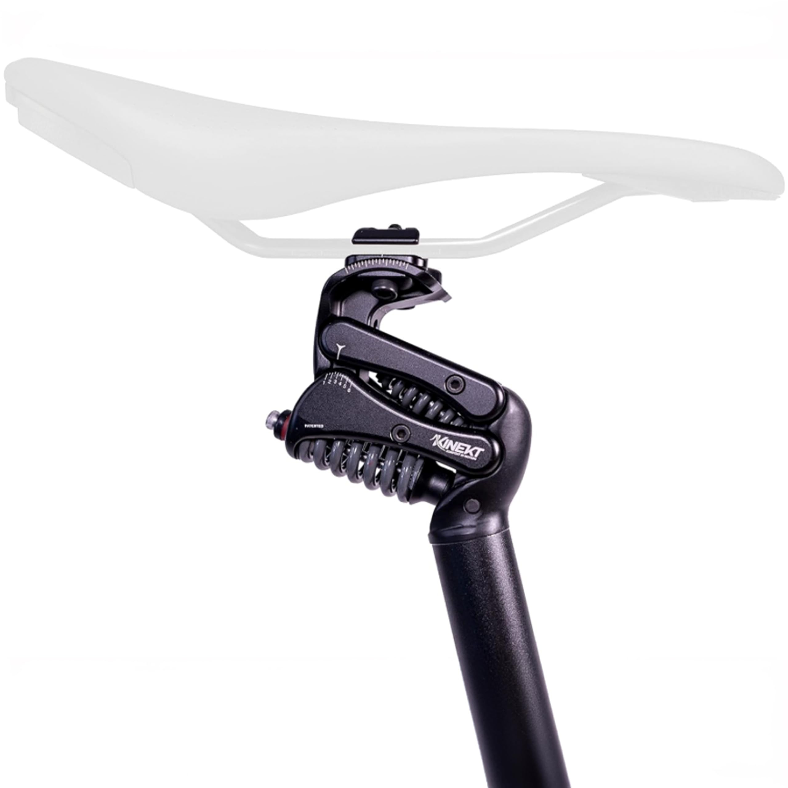 KINEKT XR Suspension Seatpost for Road, Gravel & E-Bikes - Lightweight Alloy Shock Absorbing Comfort Seatpost - 30.9mm x 420mm