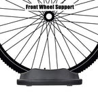 Front Wheel Riser, Youthink Bike Turbo Support Cycling Front Wheel Riser Block With Sturdy Molded Plastic Wheel For Indoor Bicyc