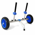 Newcod Sit on Top Kayak Cart Dolly with Soild Wheels,Quick-Detachable and Width Adjustable, Suitable for Kayaks Canoes with Scup