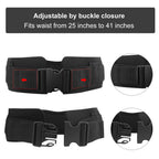 Hyvawo Waist Belt Neoprene Padded Gym Pulley Strap With Rings For Cable Machines Fitness Exercise Speed Agility Resistance Train
