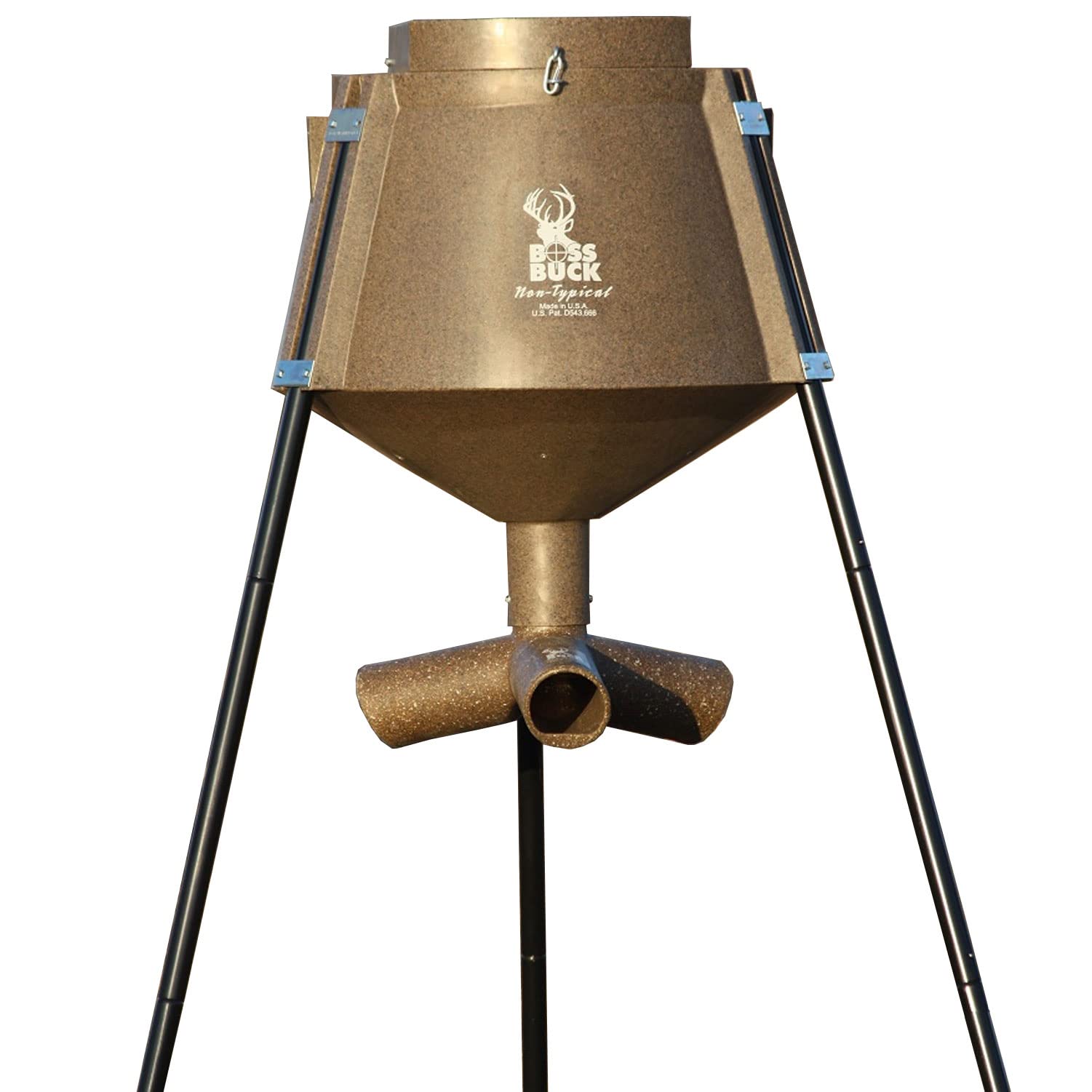 Boss Buck Gravity Feeder, Brown, 350Pound