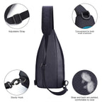 Y&R Direct Sling Bag Sling Backpack,Shoulder Chest Crossbody Bag Purse Nylon Lightweight Multicolor Small Daypack Outdoor Hiking