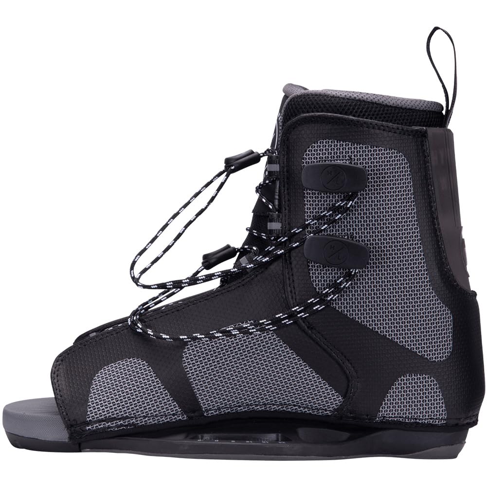 Hyperlite Remix Mens Wakeboard Bindings Black/Grey 4-8