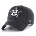 '47 Brand Houston Astros Clean Up Dad Hat Cap Black/White