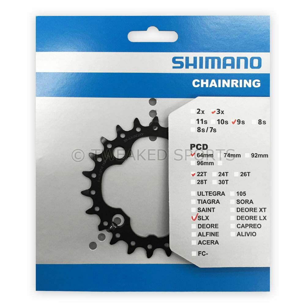 Shimano Fc-M660 Slx Chainring (64X22T 9 Speed)