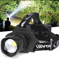 Bud K LED Headlamp USB Rechargeable, Head Lamp XHP70 Super Bright 1080 Lumen with 5 Modes, Batteries Included, Zoomable, Waterpr