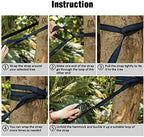 Camping Hammock With Mosquito Net And Rain Fly - Travel Hammock Bug Net - Hammock Tent For Outdoor Hiking Backpacking Travel Cam