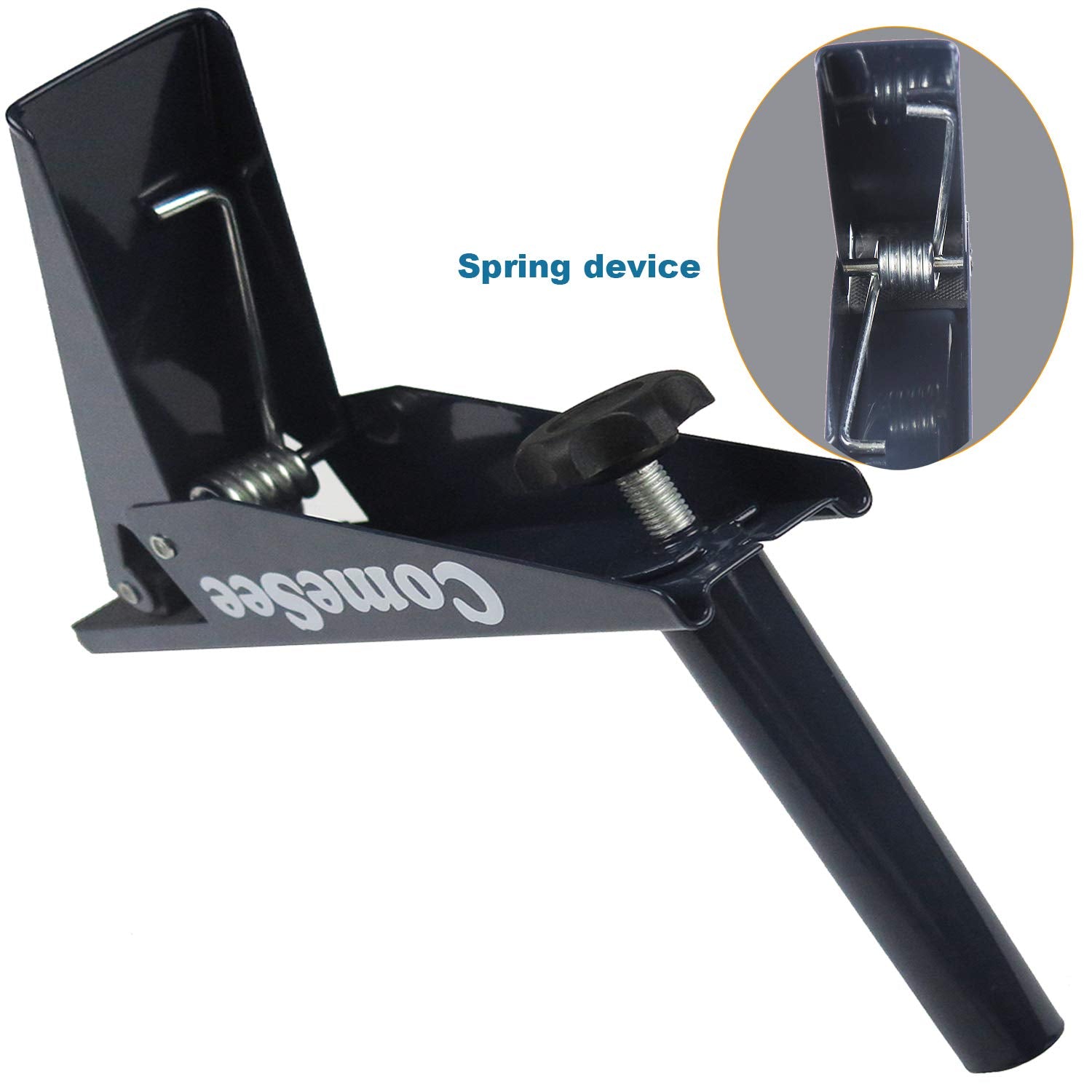 Comesee Professional Ping Pong Net Clip On Easy, Table Tennis Net And Post Set With Spring Activated Clamp, Thick Base Grip, Pre