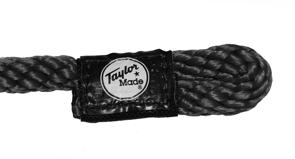 Taylor Made Fender Loc Fender Lines 3/8''D X 6'L, Rot-Resistant, Pre-Spliced, Professionally Finished End, Black - 2020108455