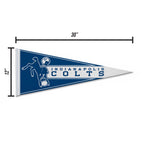 Rico Industries Nfl Football Indianapolis Colts Retro 12'' X 30'' Felt Wall D  Cor Pennant - Great For Home/Bed Room/Man Cave D