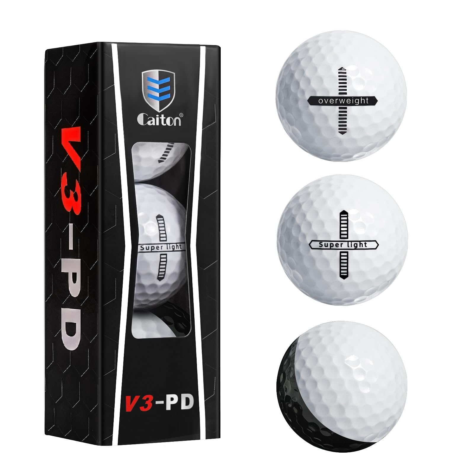 Caiton Putt Practice Balls-Improve The Accuracy Of Putts, Visualization Putting Aid, Golf Putting Score Reduction, Golf Putting 