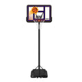 Lifetime NBA Phoenix Suns Portable Basketball Hoop, Adjustable Height 7.5-10 Ft, 44 Inch Shatterproof Fusion Backboard, Base wit