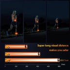 Simket Led Armbands For Running (2 Pack), Usb Rechargeable Reflective Running Gear, High Visibility Light Up Bands Adjustable Ru
