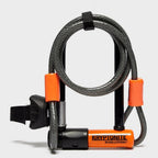 Kryptonite Evolution Mini-7 Bicycle U-Lock W/ 4 Kryptoflex Double Loop Cable