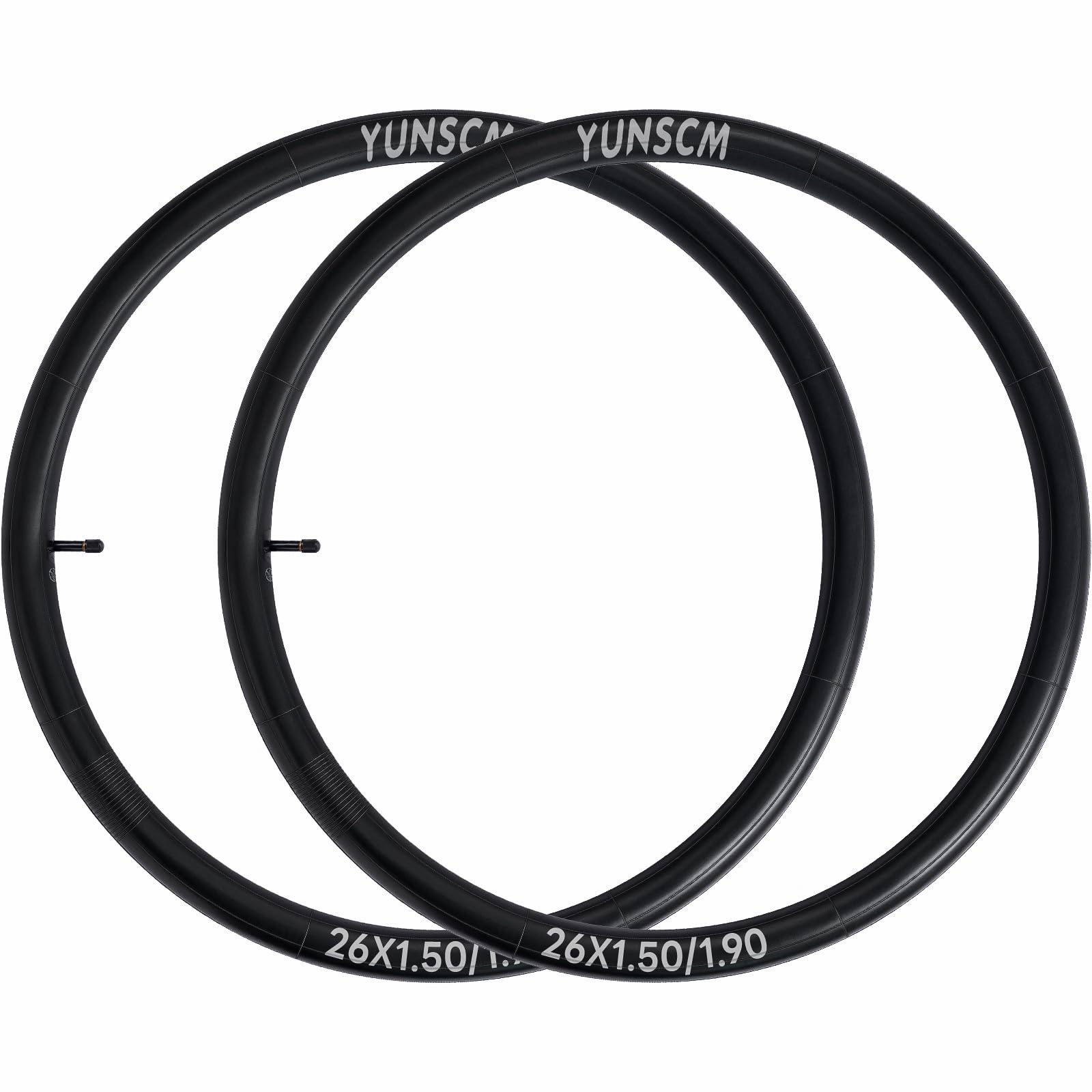 2-Pack 26'' Bike Tubes 26 X 1.50/1.75 (Etrto:40/47-559) Av32Mm Schrader Valve 26'' Bicycle Tubes Replacement For 26X1.50 26X1.60