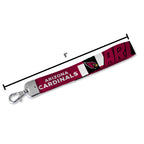 Rico Industries Nfl Football Arizona Cardinals Standard Wrist Lanyard Key Chain, Cute Wristlet Strap Keychain Holder For Women M