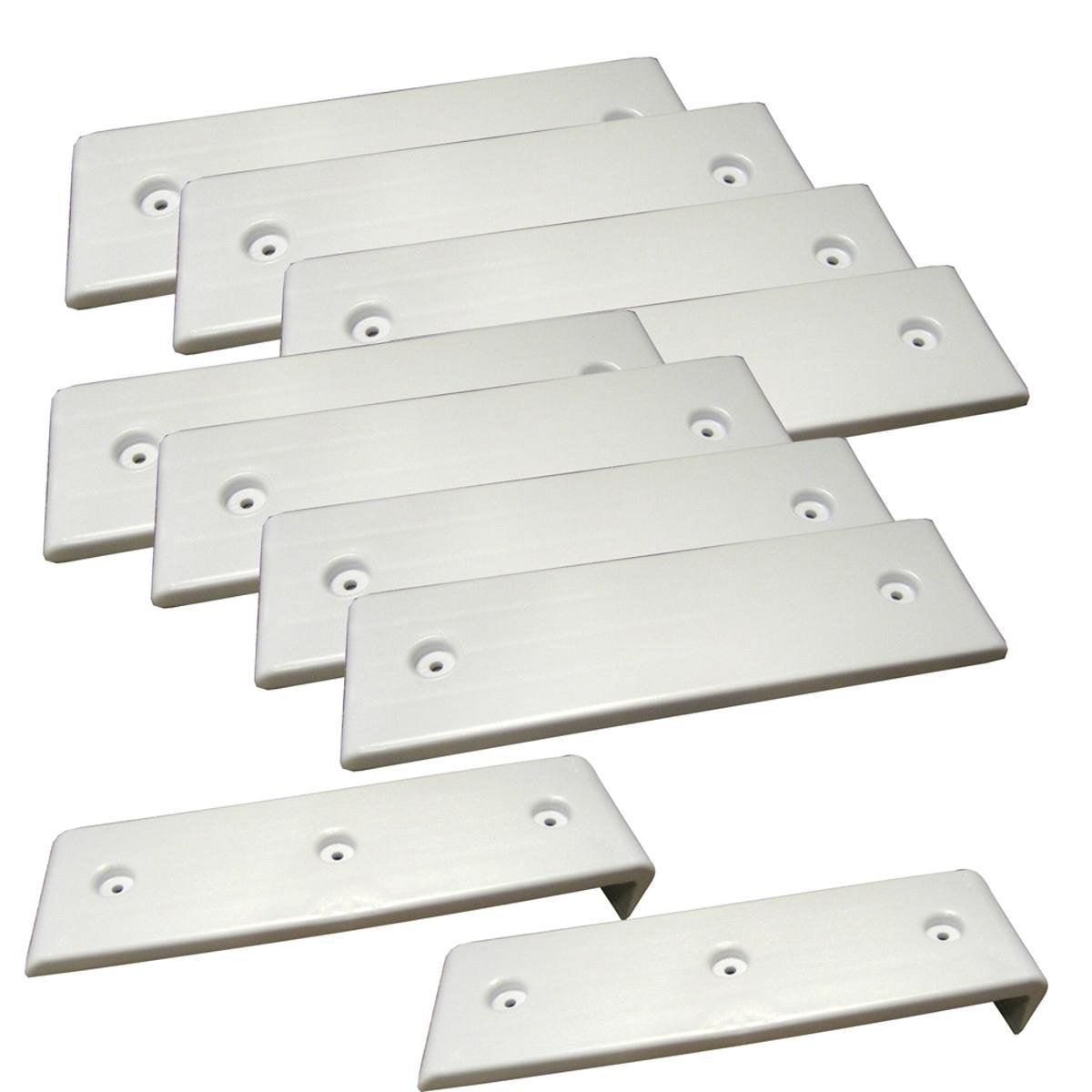 Ironwood Pacific E-Z Slide Trailer Pads  Kit 3  White