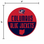 Rico Industries Nhl Columbus Blue Jackets Classic Shape Cut Pennant - Home And Living Room D  Cor - Soft Felt Ez To Hang