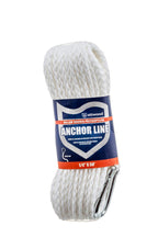 Attwood 11714-2 Hollow Braided Polypropylene Anchor Line 1/4'' X 50', White