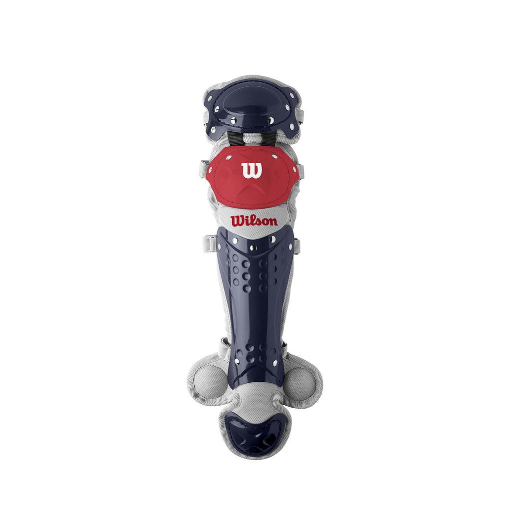 Wilson C200 Youth Catcher'S Gear Kit - Navy/Scarlet Small