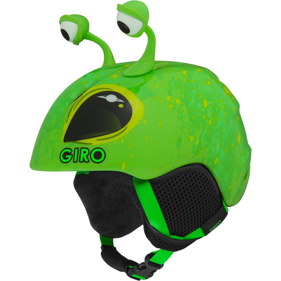Giro Launch Plus Kids Ski Helmet - Snowboard Helmet for Boys & Girls - Matte Bright Green Alien - S (52-55.5 cm)