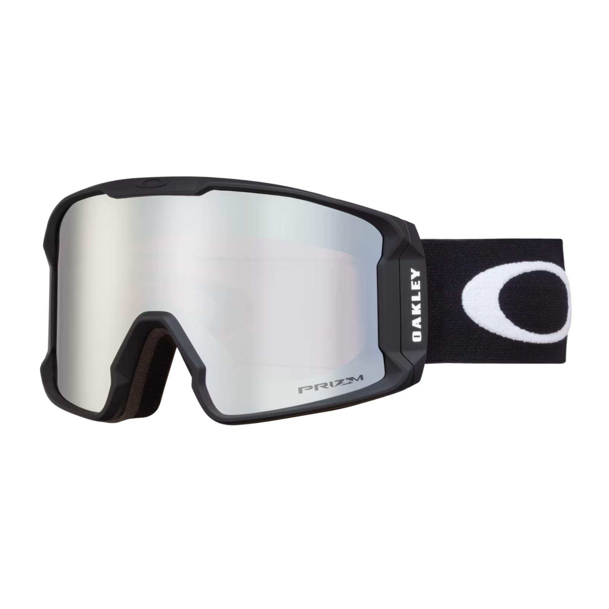 Oakley Line Miner L OO7070 Black w/Prizm Snow Black Iridium Ski Goggles for Men for Women + Bundle Accessory Leash Kit, Microfib
