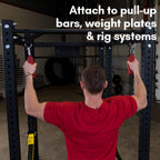 Body-Solid Tools Nunchuck Grips - Strength Training, Forearm Exerciser, Home Gym Equipment, Pull Up Bar, Non-Slip, Kettlebell &