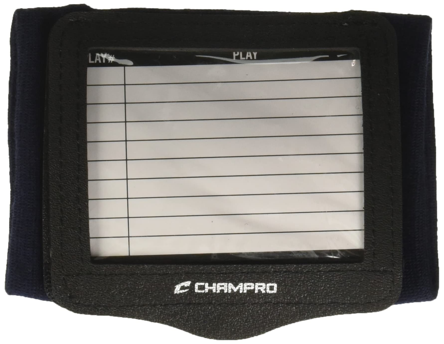 Champro Triple Wristband Playbook, Pee Wee, Navy
