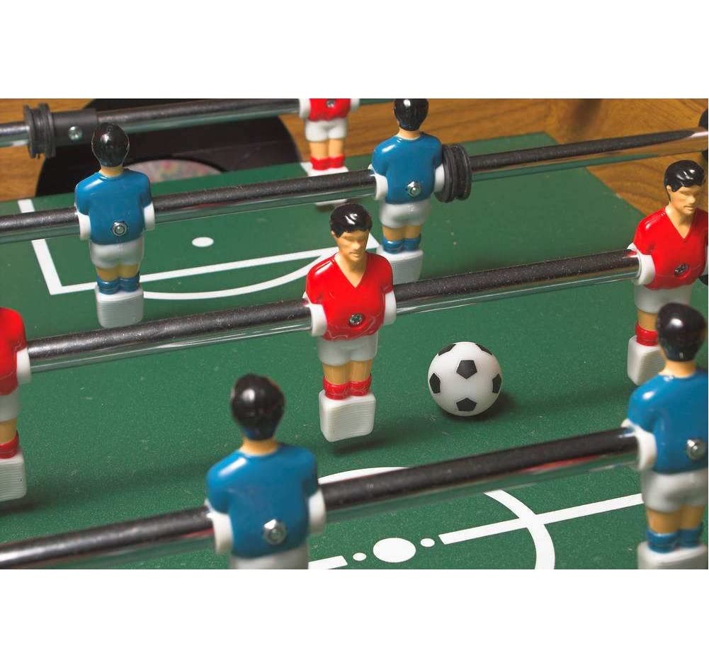 Cabax Foosball Table Replacement Foosballs 36Mm Game Table Size Black And White Tabletop Soccer Balls - 6 Pack