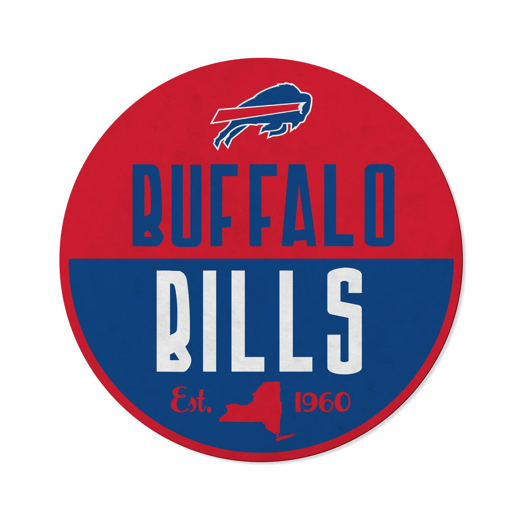 Rico Industries Nfl Football Buffalo Bills Classic Shape Cut Pennant - Home And Living Room D  Cor - Soft Felt Ez To Hang
