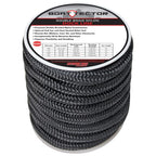 Extreme Max 3006.2309 Boattector Double Braid Nylon Dock Line - 3/4'' X 30', Black