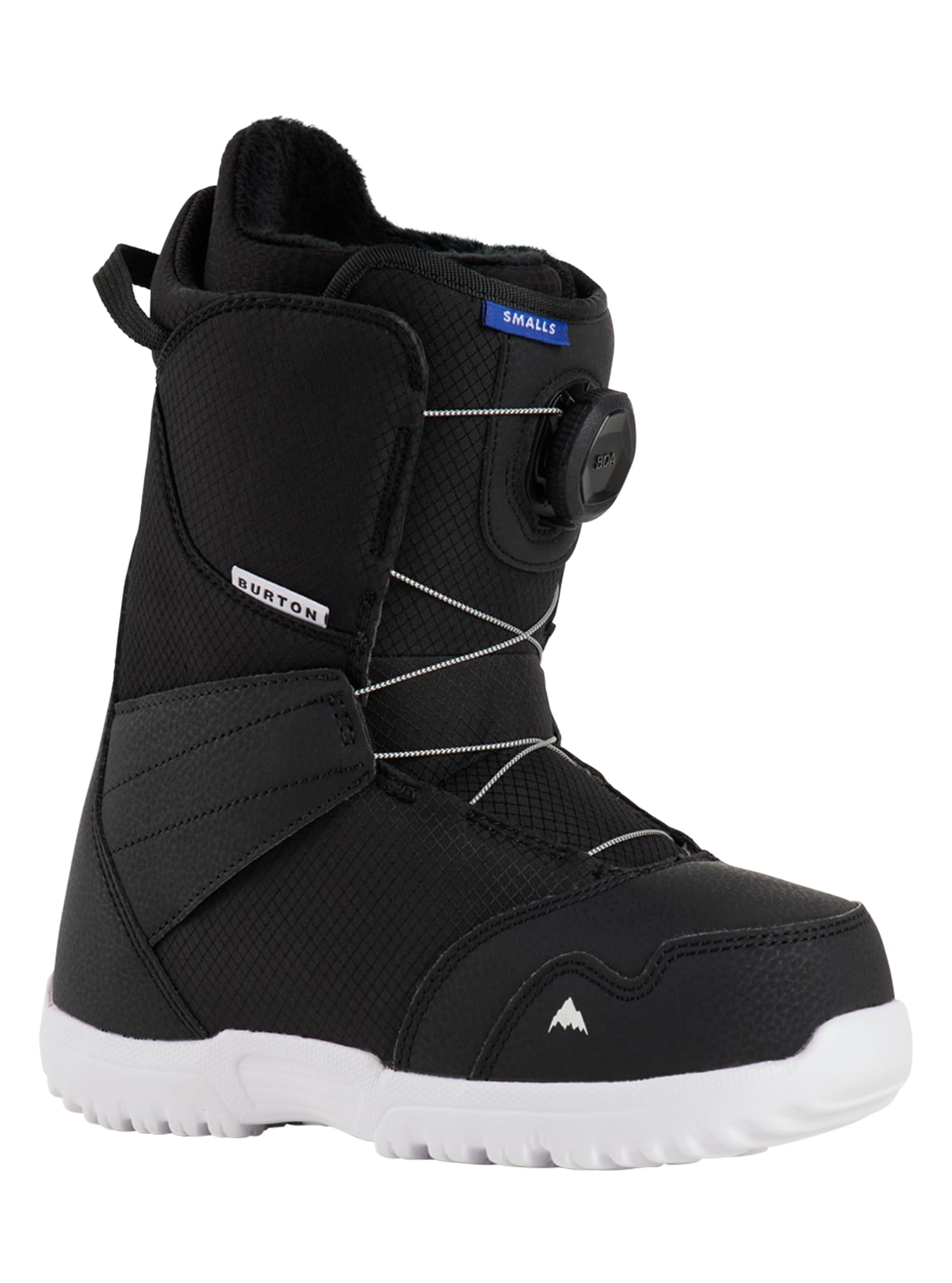 Burton Kids' Smalls BOA Snowboard Boots, Black, 5K