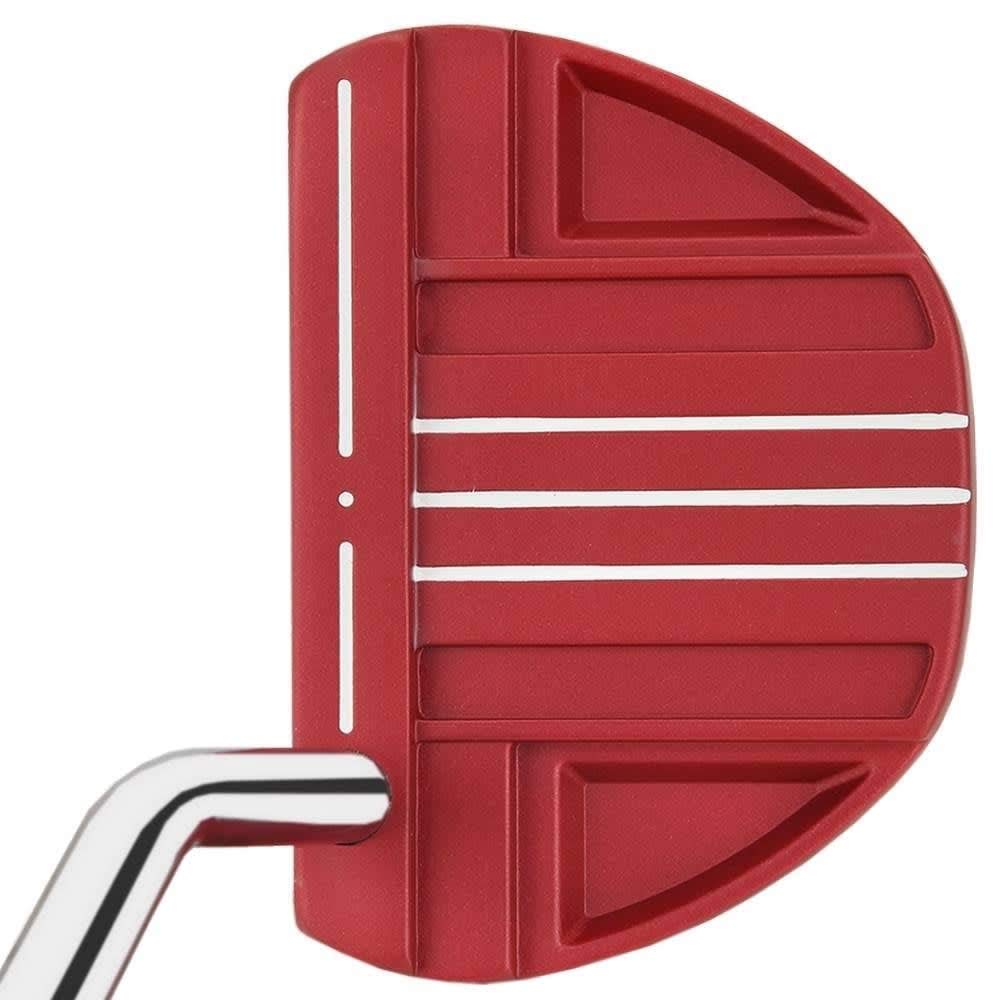 Ram Golf Laser Red Milled Face Mallet Putter - Headcover Included 35''