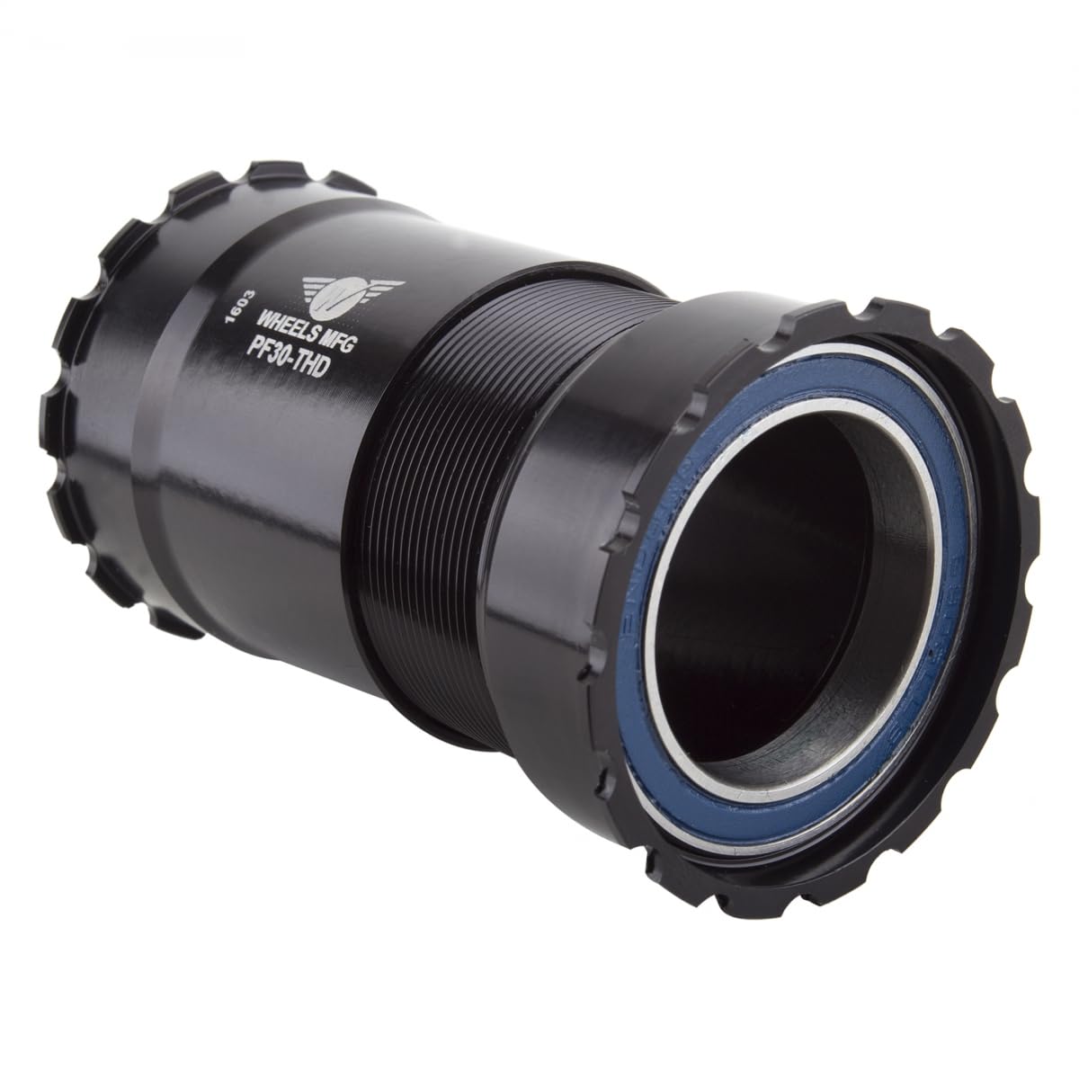 Wheels Manufacturing Pressfit 30 Bottom Bracket Threaded Together Alloy Black Bike Pack Accessories