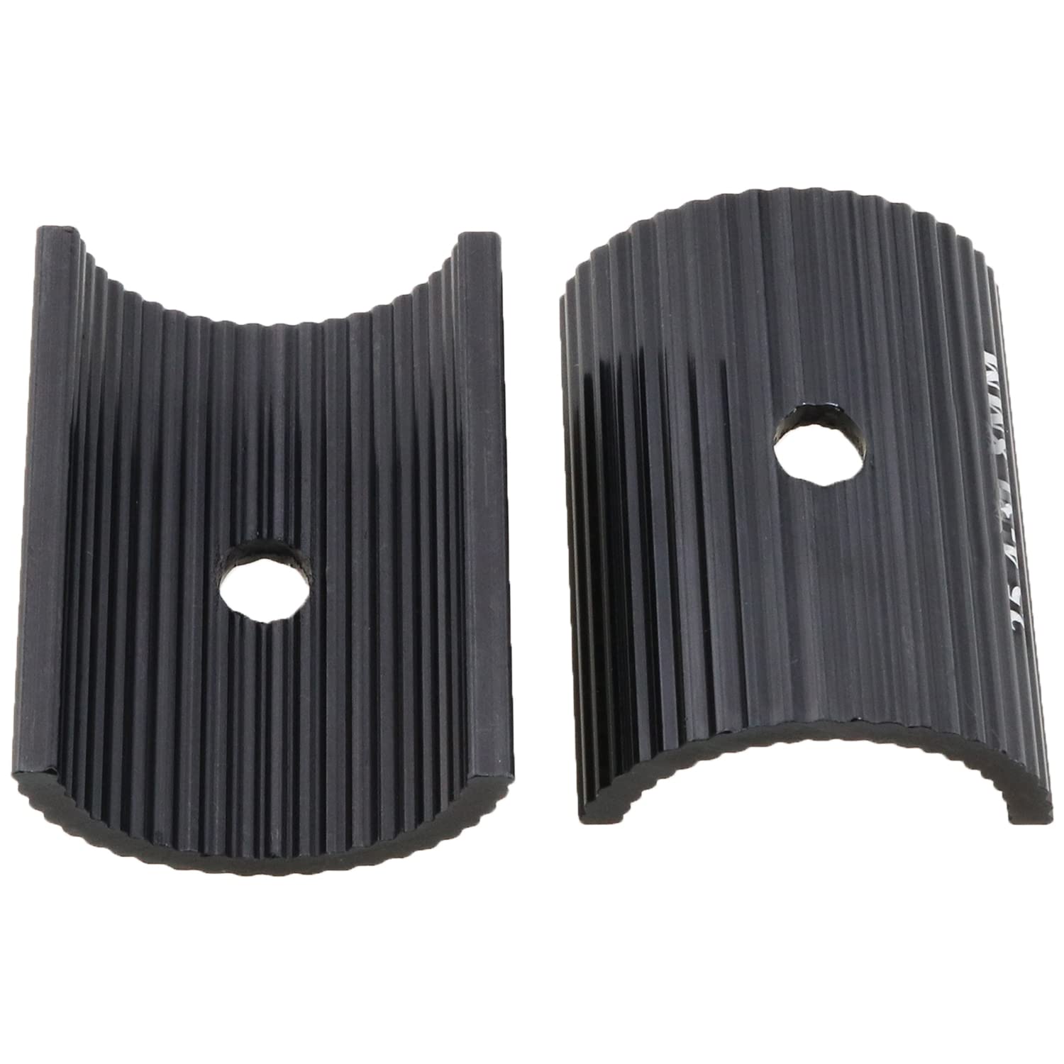 Heyous 1 Pair Black 25.4 To 31.8Mm Cycling Parts Components Bike Handlebar Shim Bicycle Handlebar Stem Shim Handle Bar Adapter R