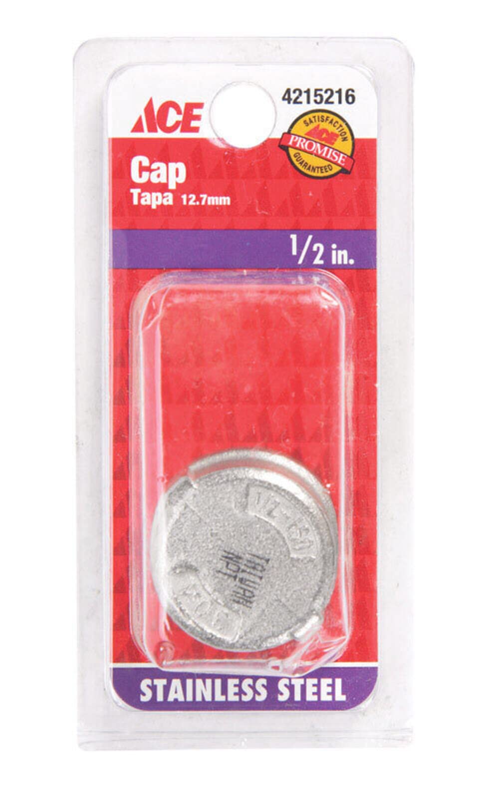 Pipe Cap 1/2'' Ss (Pack Of 1)