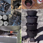 Firebox Bushcraft Camp Stove Kit - Wood Burning/Multi Fuel - Collapsible/Folding - Portable Campfire - Model Gen 2 5 Inch / G2-5