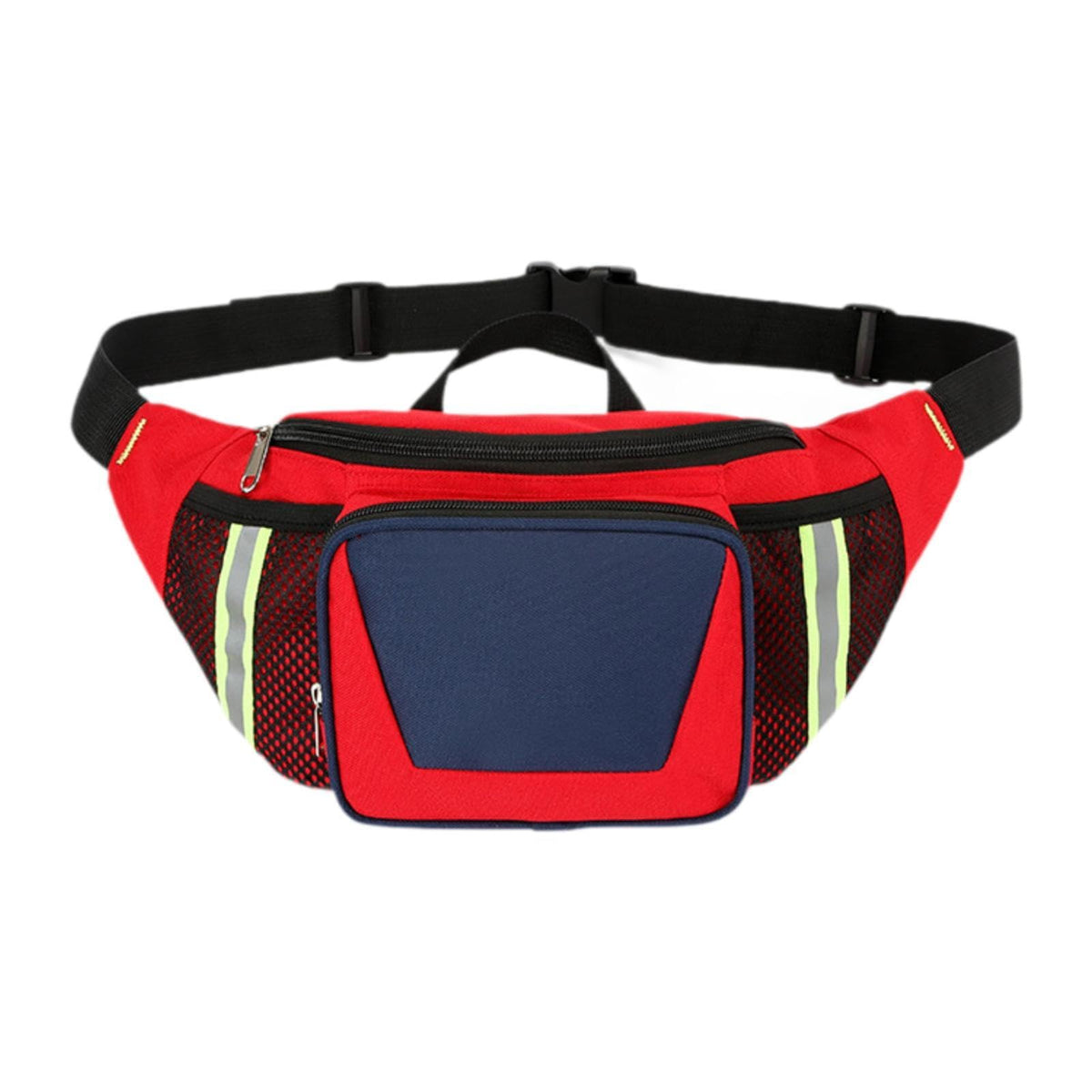 Myaddiction Lifeguard Fanny Pack Zipper Pouch Fanny Waist Pack For Sports Workout Hiking