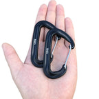 L-Rover Carabiner,12Kn Lightweight Heavy Duty Carabiner Clips,Aluminium Wiregate Caribeaners For Hammocks,Camping, Key Chains, O