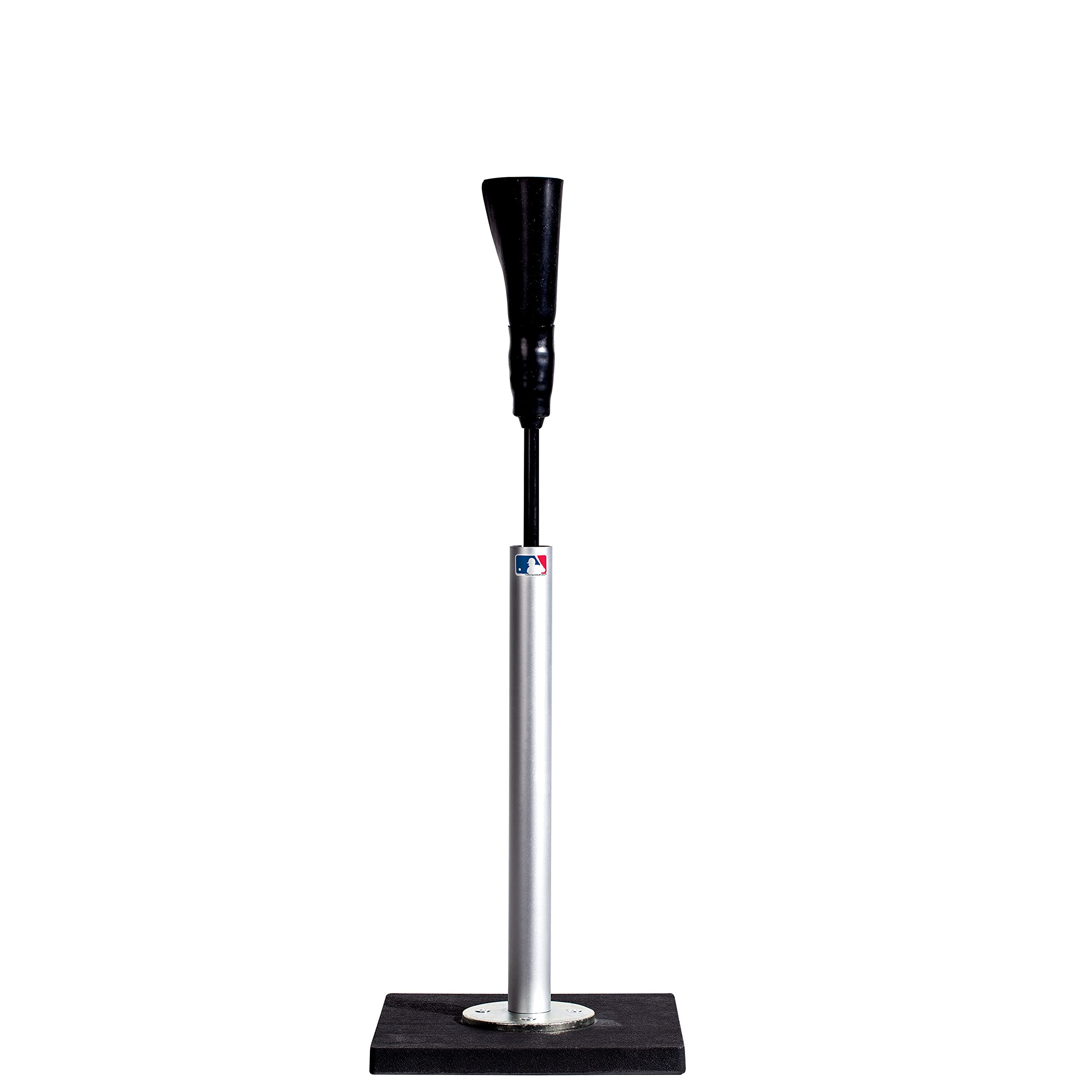 Franklin Sports Portable Batting Tee - Industrial Grade Adjustable Baseball And Softball Hitting Tee - Weighted Base For Stabili