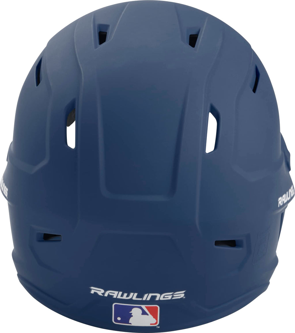 Rawlings | Mach Batting Helmet | Matte Navy | Senior (6 7/8'' - 7 5/8'')