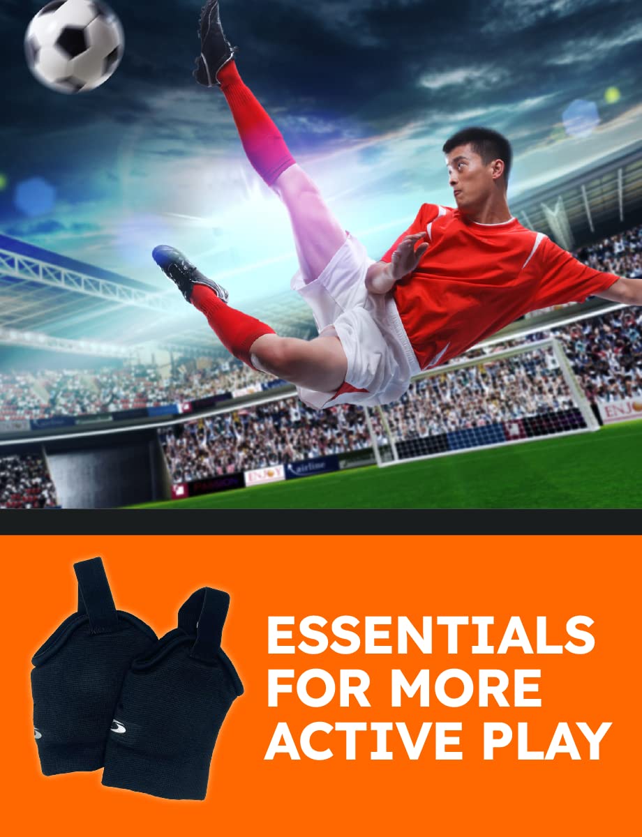 Addy & Plusy Sports Ankle Guard Soccer Guard 1 Pair White